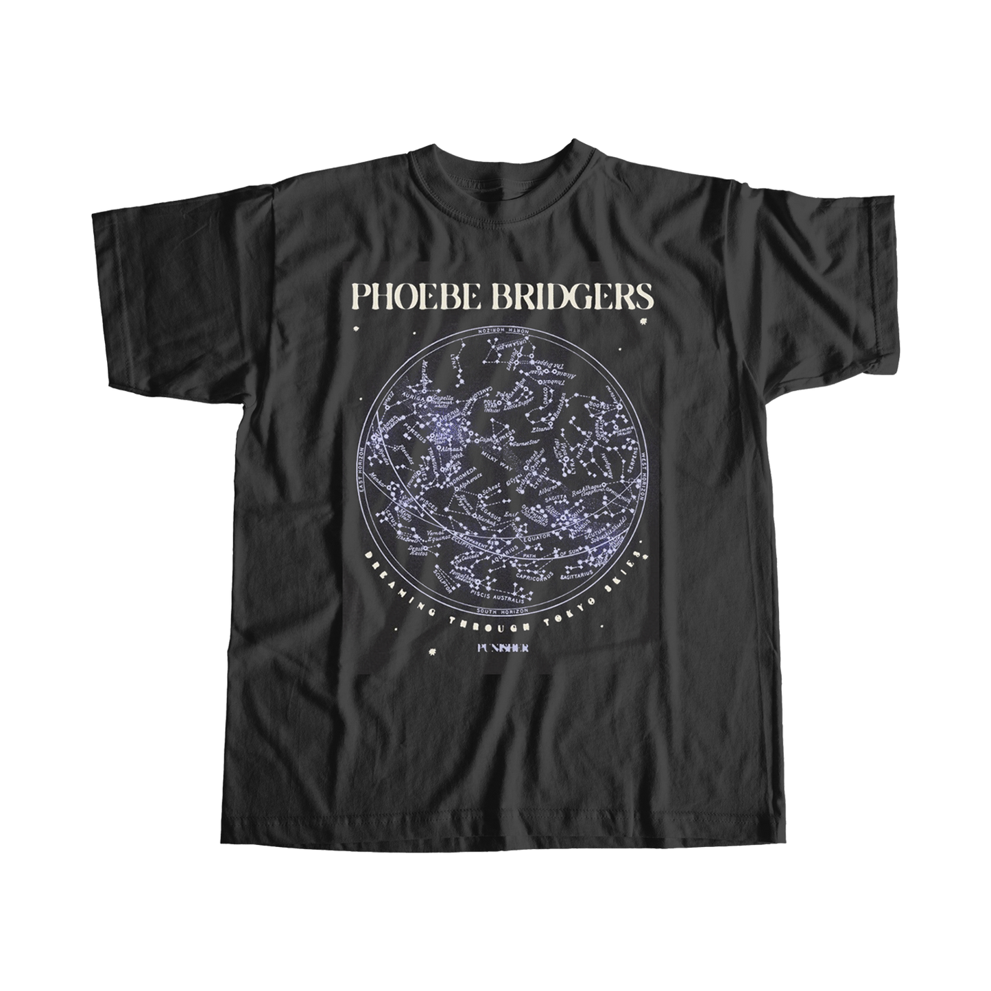 Tokyo Skies Black T-Shirt